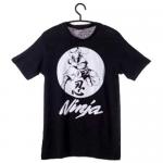 Aksesoris Kawasaki, aksesoris ninja, aksesoris T-SHIRT-NINJA-CIRCLE-BLACK